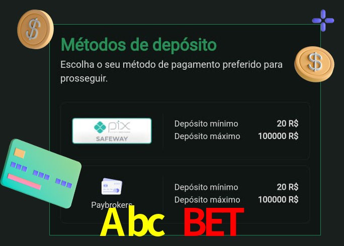 O cassino Abc Bet oferece uma grande variedade de métodos de pagamento
